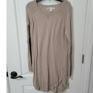 Kaisley Tan Sweater Dress